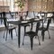 Flash Furniture 30x60 Table Black Umbrella Top/Black Steel Frame JJ-T146120-BKBK-GG - alternate 10